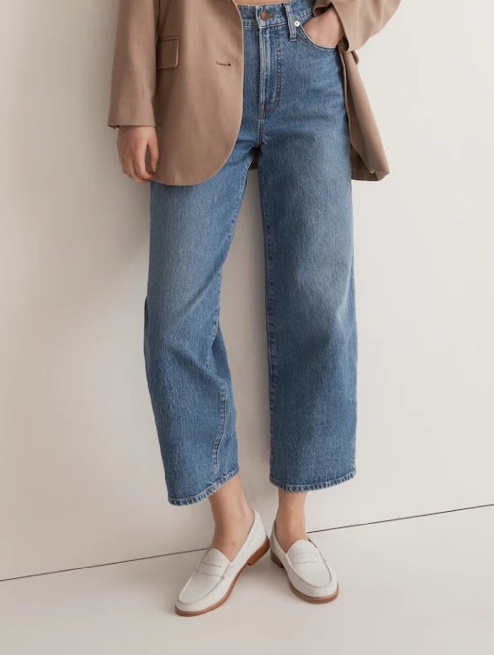 Madewell The Perfect Vintage Wide-Leg Crop Jean